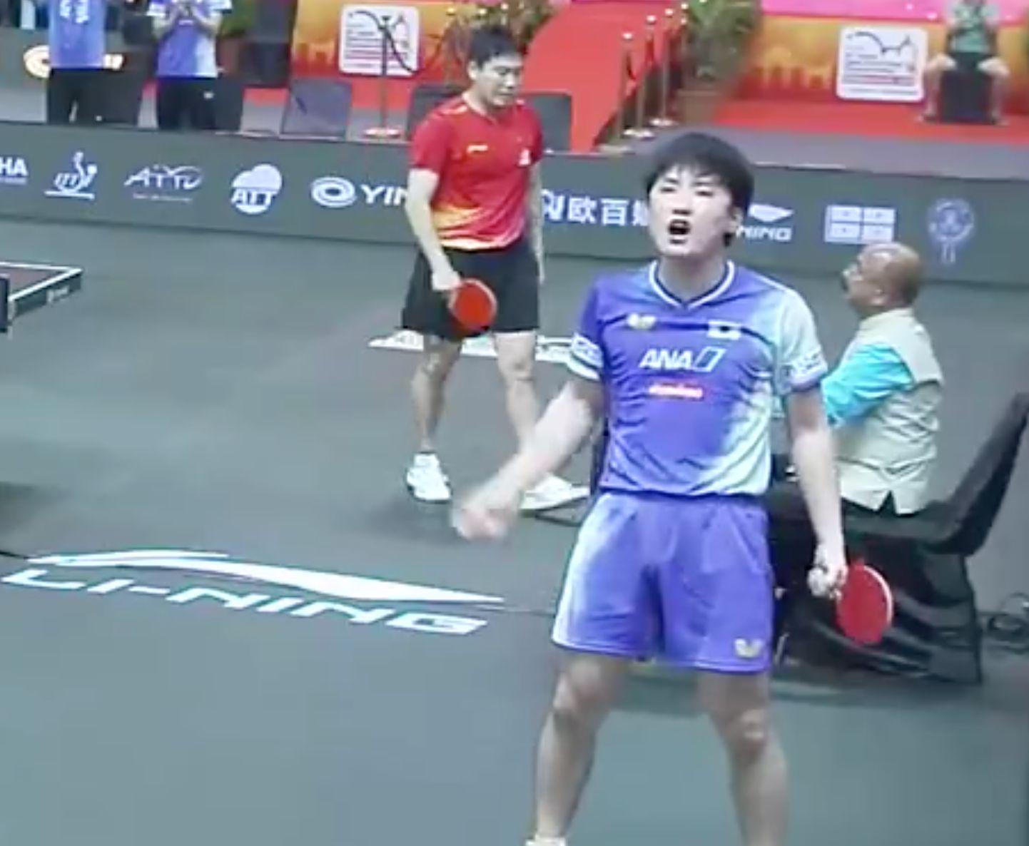 王楚钦曾在 王楚钦曾在